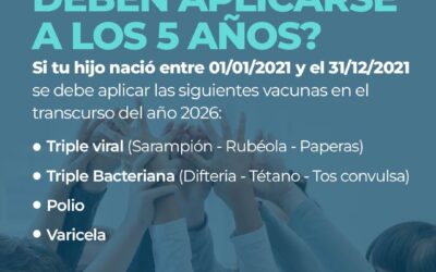 VACUNA TRIPLE VIRAL: YA ESTÁ EN VIGENCIA EL CAMBIO EN EL ESQUEMA Y HAY DOSIS DISPONIBLES EN LOS VACUNATORIOS