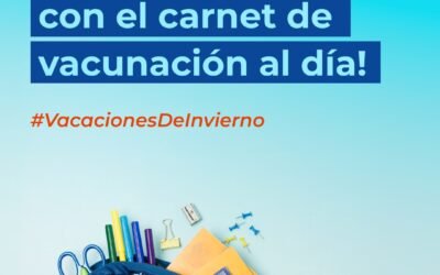 DESDE EL MUNICIPIO RECOMIENDAN COMPLETAR LOS CALENDARIOS DE VACUNACIÓN ANTES DEL REGRESO A CLASES