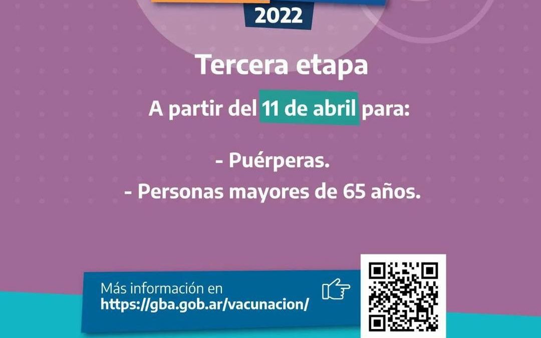 VACUNACIÓN ANTIGRIPAL: SE RECIBIERON 560 DOSIS PARA EMPEZAR CON LA TERCERA ETAPA DE LA CAMPAÑA, DESTINADA A PUÉRPERAS Y MAYORES DE 65 AÑOS