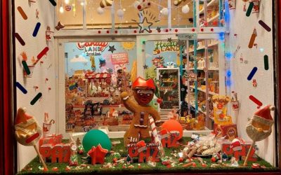 CONCURSO “VIDRIERAS NAVIDEÑAS”: CANDY LAND LOGRÓ EL PRIMER PUESTO CON LA MAYOR CANTIDAD DE “ME GUSTA”, LE SIGUIERON GRISINO Y LA FORRAJERA