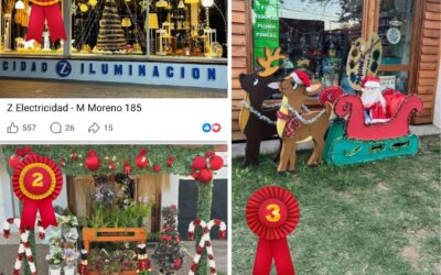CONCURSO VIDRIERAS NAVIDEÑAS: Z ELECTRICIDAD SE LLEVÓ EL PRIMER PUESTO CON MÁS CANTIDAD DE “ME GUSTA”