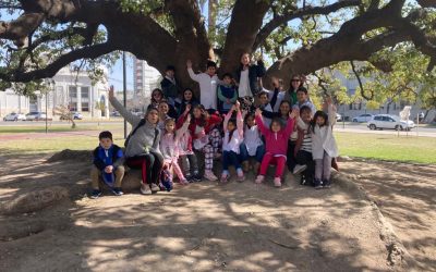 ALUMNOS/AS DE LA ESCUELA Nº 16 Y EL JARDÍN Nº 910 HICIERON UNA VISITA GUIADA A LA PLAZA SAN MARTÍN