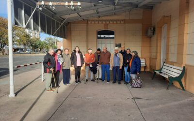 RESIDENTES DEL HOGAR CASTELLA VISITARON EL MUSEO FERROVIARIO