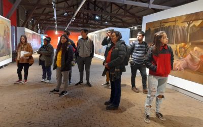 ESTUDIANTES DE ARTES VISUALES DE LA ESEA Nº 1 VISITARON EL MUSEO DE ARTE MURAL “RODOLFO CAMPODÓNICO”