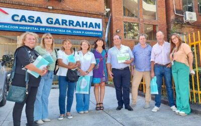 INTERCAMBIO Y ARTICULACIÓN CON EL GARRAHAN: EL INTENDENTE VISITÓ EL HOSPITAL, LA FUNDACIÓN Y LA CASA DE UNA INSTITUCIÓN QUE ES MODELO EN EL PAÍS