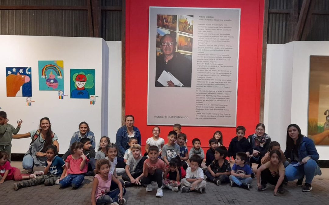 DOS GRUPOS DEL CENTRO EDUCATIVO COMPLEMENTARIO Nº 802 VISITARON EL MUSEO DE ARTE MURAL “RODOLFO CAMPODÓNICO”