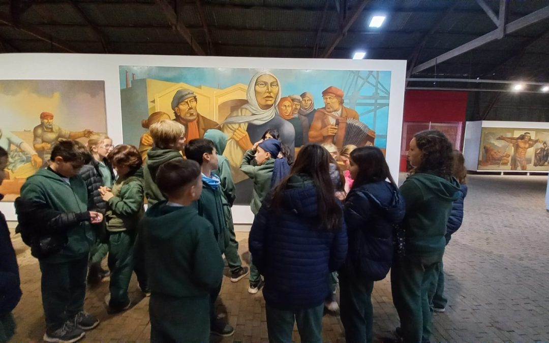 EL MUSEO DE ARTE MURAL RODOLFO CAMPODÓNICO RECIBIÓ LA VISITA DE ESTUDIANTES DE 5º AÑO DE NIVEL PRIMARIO DEL COLEGIO LOS MÉDANOS