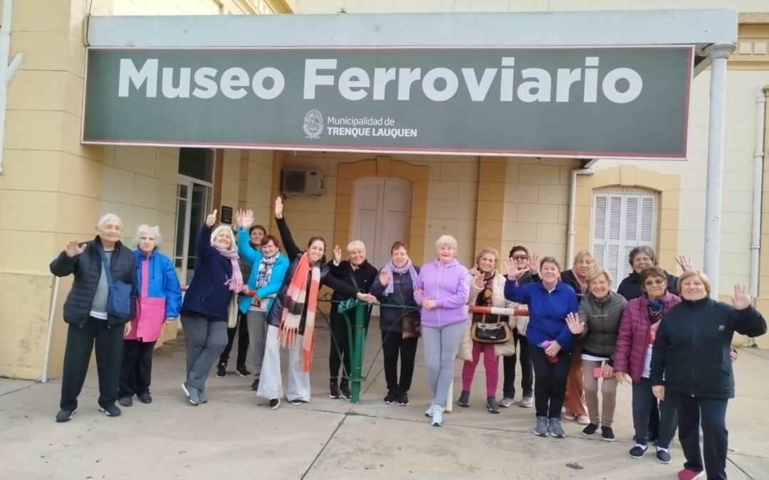 INTEGRANTES DEL PRAM VISITARON EL MUSEO FERROVIARIO EN UNA JORNADA DE ENCUENTRO Y RECREACIÓN
