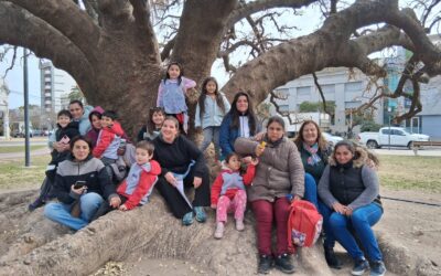 LA SALA ROJA DEL JARDÍN DE INFANTES Nº 916 REALIZÓ UNA VISITA GUIADA A LA PLAZA SAN MARTÍN
