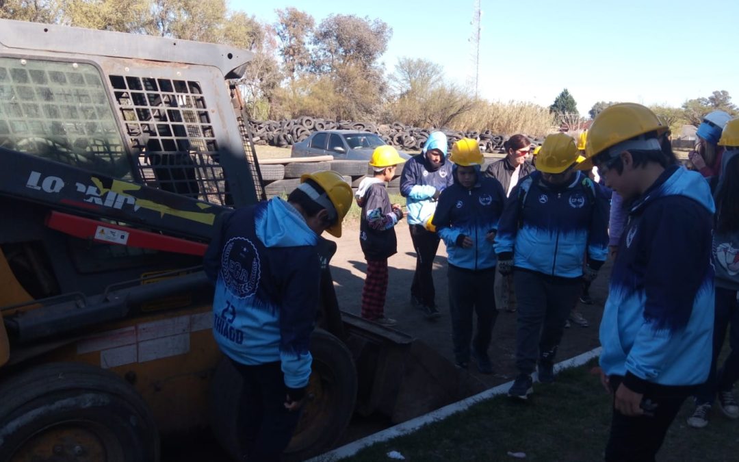 UN GRUPO DE ALUMNOS/AS DE 6TO AÑO DE LA ESCUELA Nº 46 VISITARON EL POLO AMBIENTAL TRENQUE LAUQUEN