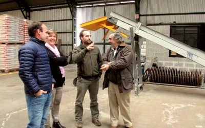 El Intendente y la Secretaria de Producción visitaron una empresa local