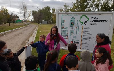 ALUMNOS/AS DEL CEC Nº 802 Y UN GRUPO DEL INSTITUTO NUESTRA SEÑORA DEL ROSARIO RECORRIERON LAS INSTALACIONES DEL POLO AMBIENTAL
