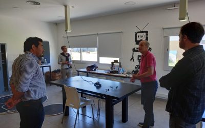 VISITA DE FUNCIONARIOS DE CORONEL PRINGLES AL POLO CIENTÍFICO TECNOLÓGICO