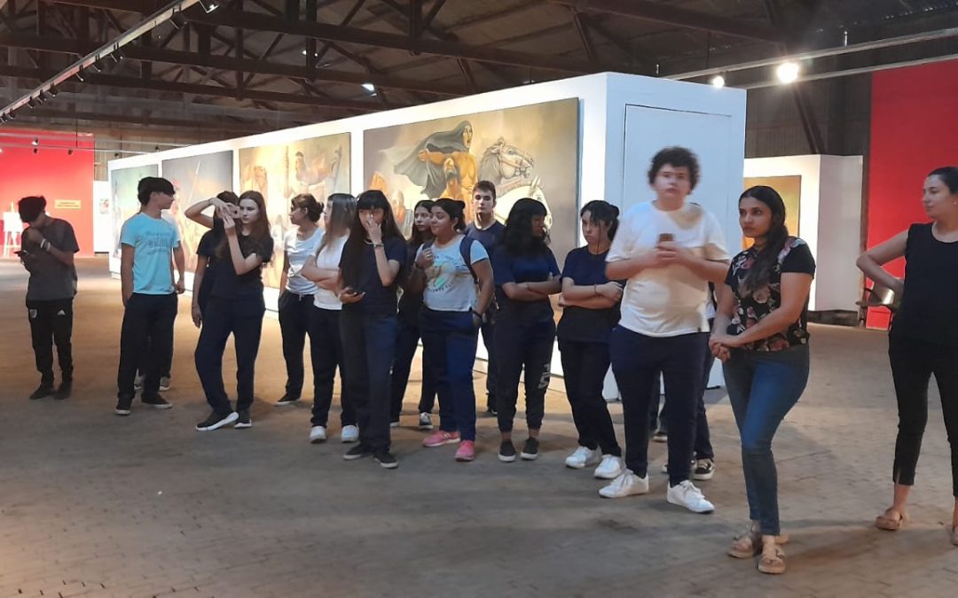 SE RETOMARON LAS VISITAS GUIADAS DE LAS ESCUELAS A LOS MUSEOS MUNICIPALES: ALUMNOS/AS DE LA SECUNDARIA Nº 10 RECORRIERON EL MUSEO CAMPODÓNICO