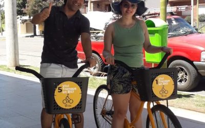 “VIVÍ TRENQUE EN BICI”: TURISTAS DE CABA UTILIZARON EL SERVICIO PARA RECORRER Y CONOCER LA CIUDAD