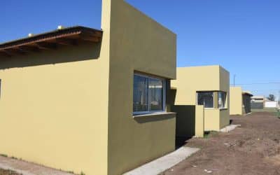 Etapa final para la construcción de 25 viviendas que se entregan este mes