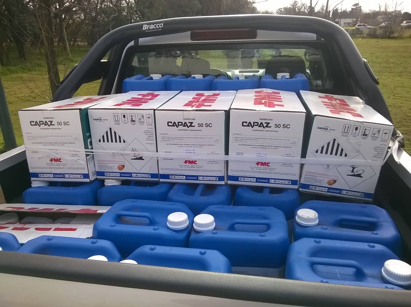 La Municipalidad incautó agroquímicos en un operativo en pleno centro