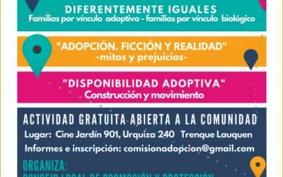 DESDE MAÑANA (VIERNES) SE OFRECERÁ UN CICLO DE TRES CONFERENCIAS SOBRE ADOPCIÓN