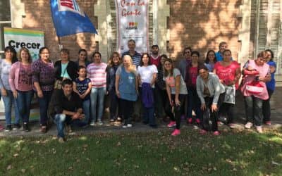 SE REALIZÓ EN GIRODIAS EL PRIMER ENCUENTRO DEL CURSO DE HUERTA Y AVES QUE PROMUEVE EL GRUPO CRECER