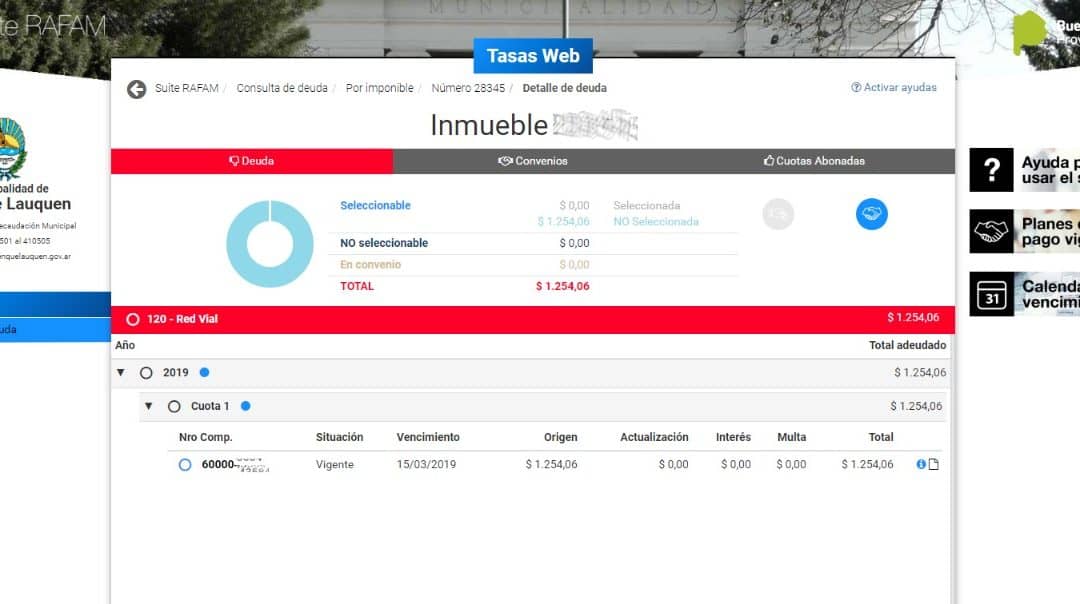 YA ESTÁ EN FUNCIONAMIENTO “EL ALTA DE DEUDA EN LÍNEA”, PARA PODER PAGAR DEUDAS MUNICIPALES DE FORMA ON LINE