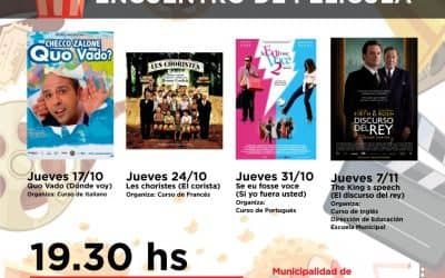 LA ESCUELA MUNICIPAL ANUNCIA EL CICLO DE CINE “ENCUENTRO DE PELÍCULA”, CON FILMES ELEGIDOS POR LOS CURSOS DE IDIOMAS