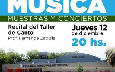 EN EL CICLO DE MUESTRAS DE TALLERES Y CONCIERTOS DE LA ESCUELA MUNICIPAL DE MÚSICA, MAÑANA (VIERNES) TOCA LA BANDA LUIS PEREGO