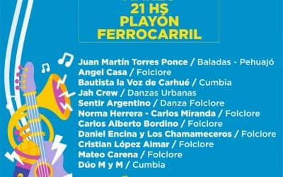 DESPUÉS DE UN FIN DE SEMANA DE DESCANSO, VUELVE ESTE DOMINGO EL CICLO MÚSICA EN LA ESTACIÓN