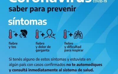 CORONAVIRUS: MEDIDAS DE PREVENCIÓN Y CONTROL.