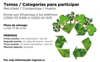 CONCURSO IDEAS AMBIENTALES 2020: MAÑANA (LUNES) VENCE EL PLAZO PARA QUE LOS ESTUDIANTES PARTICIPEN PRESENTANDO SUS TRABAJOS