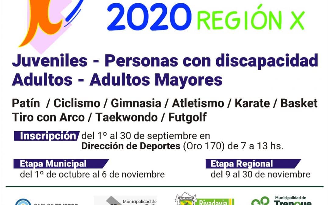 CON LA PARTICIPACIÓN DE LOS DIRECTORES DE DEPORTES DE LA ZONA SE REALIZÓ EL LANZAMIENTO DE LOS PRIMEROS “JUEGOS REGIONALES 2020, REGIÓN X”