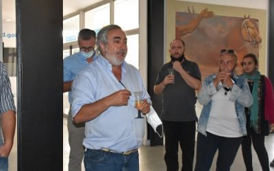 BRINDIS DEL INTENDENTE CON REPRESENTANTES DE LOS MEDIOS DE PRENSA