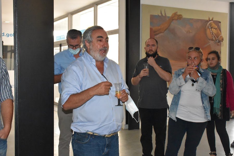 BRINDIS DEL INTENDENTE CON REPRESENTANTES DE LOS MEDIOS DE PRENSA