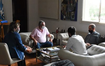 EL INTENDENTE SE REUNIÓ CON FUNCIONARIOS DEL ÁREA DE PESCA DE LA PROVINCIA, QUIENES ADEMÁS RECORRIERON CUERO DE ZORRO Y LA FILETERA DE BERUTI