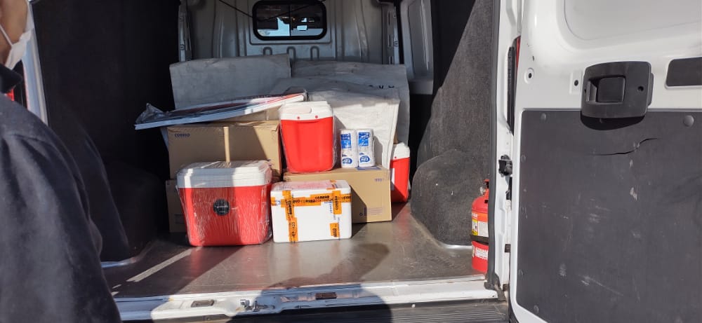 COVID-19: LLEGARON A TRENQUE LAUQUEN 500 DOSIS DE LA VACUNA COVISHIELD, DE ASTRAZENECA/OXFORD