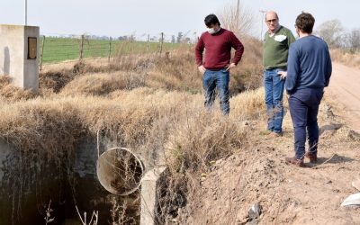 TREINTA DE AGOSTO: EL INTENDENTE INTERINO ESTEBAN VIDAL RECORRIÓ OBRAS Y LA NUEVA ESTACIÓN DE BOMBEO