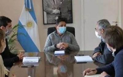 FERNÁNDEZ, EN TRENES ARGENTINOS: EL REGRESO DEL SERVICIO HASTA TRENQUE LAUQUEN Y LA CESIÓN DEL ESPACIO PARA EL FUTURO CUARTEL DE BOMBEROS, ENTRE LOS TEMAS TRATADOS