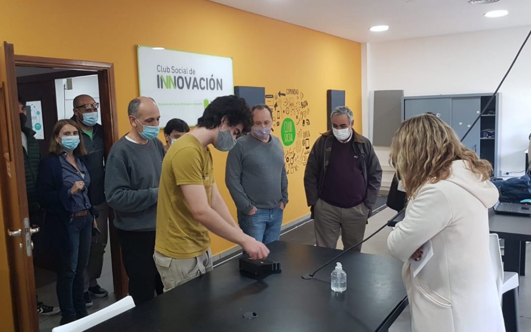 EL INTENDENTE RECIBIÓ A FUNCIONARIOS PROVINCIALES DE EDUCACIÓN Y RECORRIERON LAS INSTALACIONES DEL POLO CIENTÍFICO TECNOLÓGICO