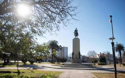 EL PRÓXIMO LUNES SE TRASLADARÁ EL MONUMENTO DEL GRAL. SAN MARTÍN DESDE LA UBICACIÓN ACTUAL A SU ESPACIO DEFINITIVO DENTRO DE LA PLAZA SAN MARTÍN