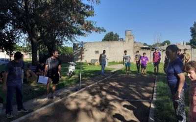 EL PROGRAMA ENVIÓN TUVO SU PRIMER TORNEO DE TEJO Y MAÑANA (VIERNES) DESPIDE EL 2021 CON UNA MUESTRA DE SUS TALLERES