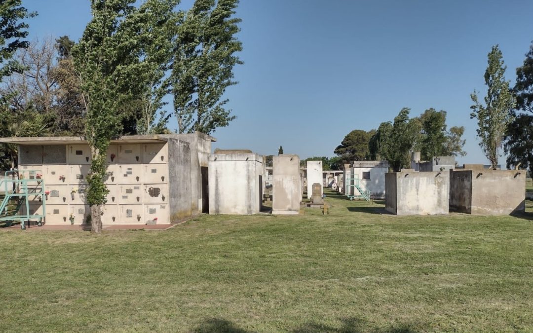 TERMINAN LAS TAREAS DE SANEAMIENTO DE UN SECTOR DEL CEMENTERIO DE BERUTI EN EL QUE HABÍA NICHOS CON PROBLEMAS ESTRUCTURALES