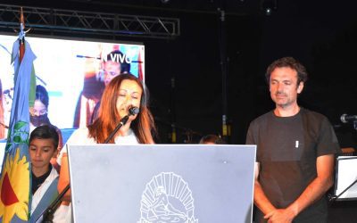 LOS FUNCIONARIOS CRISTIAN RABASA Y GERMANA CUNIBERTI, DESTACARON “EL PROCESO PARTICIPATIVO” DEL PROYECTO Y AGRADECIERON A LA COMUNIDAD POR “SU APORTE Y SU PACIENCIA”