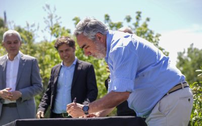 EL INTENDENTE FERNÁNDEZ FIRMÓ EL CONVENIO DE ADHESIÓN DE TRENQUE LAUQUEN AL PROGRAMA DE ADAPTACIÓN Y MITIGACIÓN AL CAMBIO CLIMÁTICO