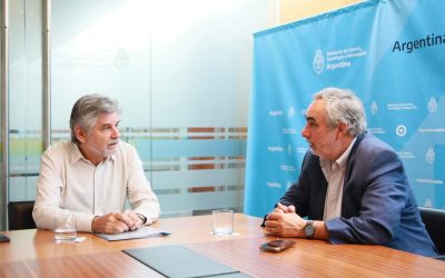 EL INTENDENTE FERNÁNDEZ SE REUNIÓ CON EL MINISTRO DE CIENCIA, TECNOLOGÍA E INNOVACIÓN PRODUCTIVA DE NACIÓN, DANIEL FILMUS