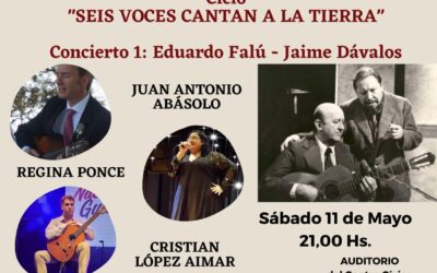“SEIS VOCES CANTAN A LA TIERRA”, CICLO HOMENAJE A GRANDES MÚSICOS ARGENTINOS: EL PRÓXIMO SÁBADO (11) SE REALIZARÁ EL PRIMER CONCIERTO