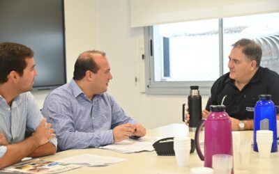 EL INTENDENTE SE REUNIÓ CON EL MINISTRO DE SEGURIDAD DE LA PROVINCIA DE BUENOS AIRES JAVIER ALONSO