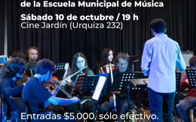 LAS ORQUESTAS INFANTIL Y JUVENIL DE LA ESCUELA DE MÚSICA MUNICIPAL OFRECERÁN UN CONCIERTO ESTE SÁBADO (10) EN EL CINE JARDÍN