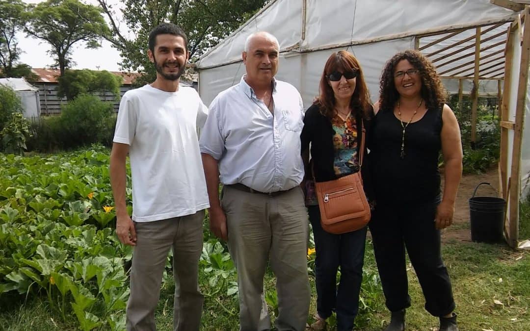 Zapata visitó la Unidad Hortícola de Berutti