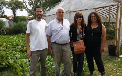 Zapata visitó la Unidad Hortícola de Berutti