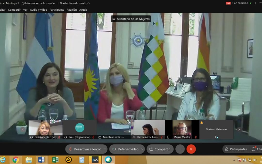 VIOLENCIA DE GÉNERO: FERSTER PARTICIPÓ DE UNA REUNIÓN CON LA VICEGOBERNADORA VERÓNICA MAGARIO Y LA MINISTRA GÓMEZ ALCORTA