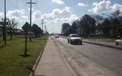 Por obras en el acceso se pide precaución a peatones y automovilistas